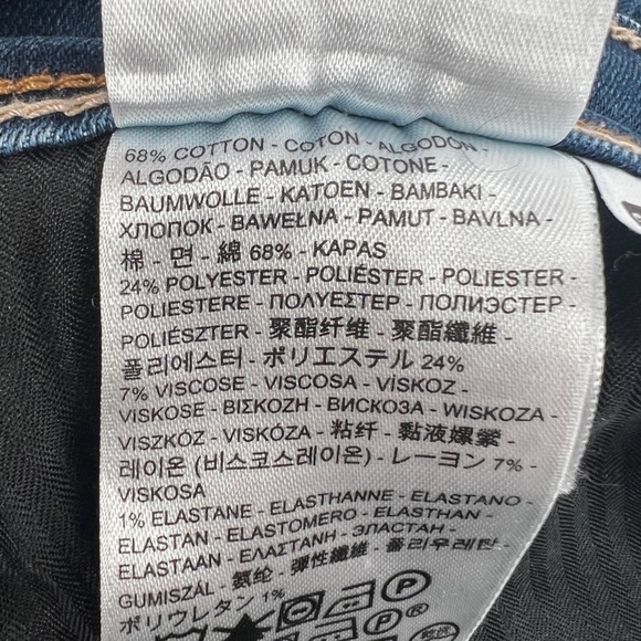 Levi’s Distressed Low Rise Skinny Demi Curve Jeans Size 27 Women’s - Picture 6 of 7